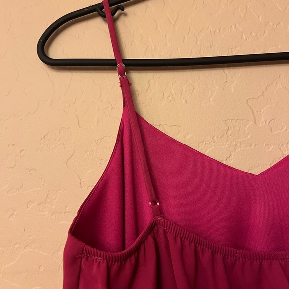 Everly Raspberry Pink Slip Dress - Picture 11 of 13